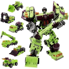 Deformation Oversize Toys Robot Devastator Engineering Combiner 6 in 1 Action Figure Car Truck Model Gift