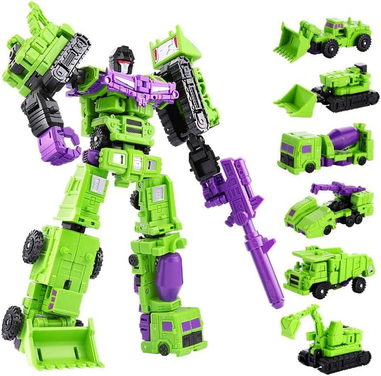 Deformation Oversize Toys Robot Devastator Engineering Combiner 6 in 1 Action Figure Car Truck Model