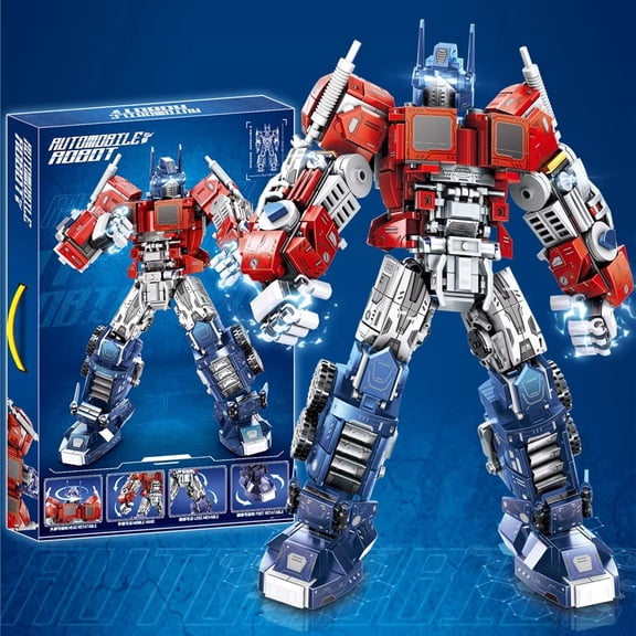 Deformation Robot Mecha Building Blocks Sets Bricks Kit Transform Cars Birthday Toys Kids Children Gifts for Boys
