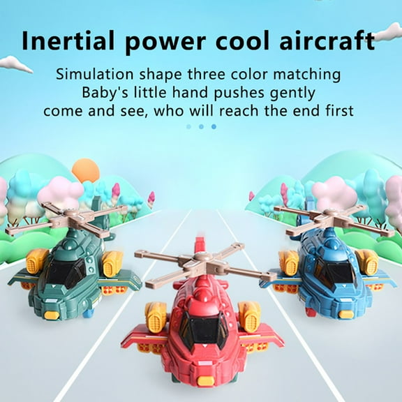 Deformation Robot Toys, Collision Hit Deformation Robot Toy Helicopter For 3 4 5 Years Old Kids Gift 1Pcs Blue