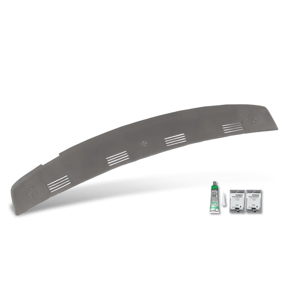 Defrost Dash Vent Cover Cap Overlay Gray Fit For 02-05 Dodge Ram 1500 2500 3500
