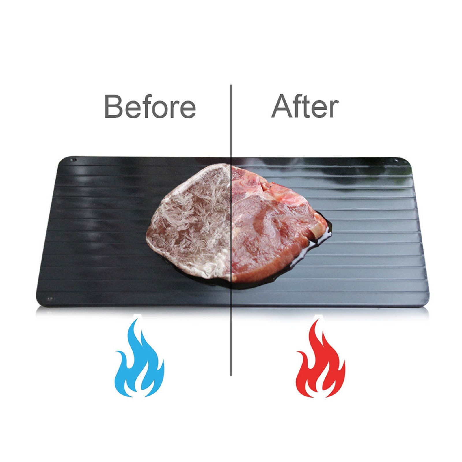 Meat Cutting Board 4-in-1 Defrosting Tray & Cutting Board - Thaws ...
