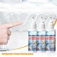 thumbnail image 1 of Defrosting Spray for Fridge Freezer, 120ml Refrigerator Defrosting Deicer Spray, Multipurpose Defrost Spray for Fridge Freezer, Fast Ice Remover Melting Spray for Car Windshield 3PC, 1 of 7