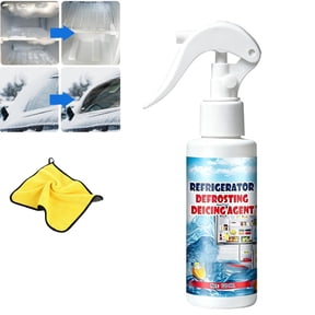 Defrosting Spray for Fridge Freezer, Fridge Freezer Defrosting Spray, Refrigerator Defrosting Spray Effectively Quick Removes Ice Buildup (1PC)