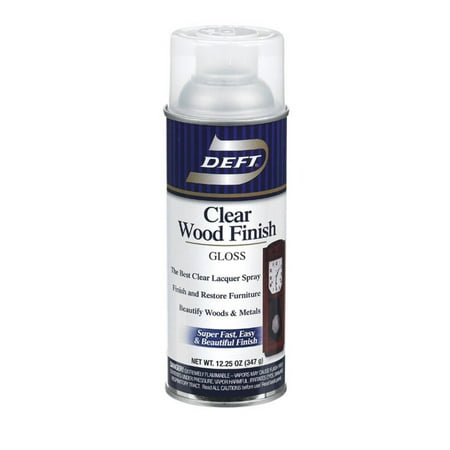 Deft 12.25 Oz. Gloss Clear Wood Finish Interior Spray Lacquer DFT010/54 Pack of 6