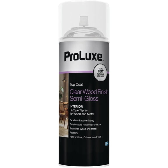 Deft Interior Clear Wood Finish Semi-Gloss Spray - Finish - 12.25-Ounce Residential Use, Standard Application