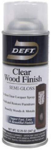Deft Interior Clear Wood Finish Semi-Gloss Spray, 12.25-Ounce Aerosol