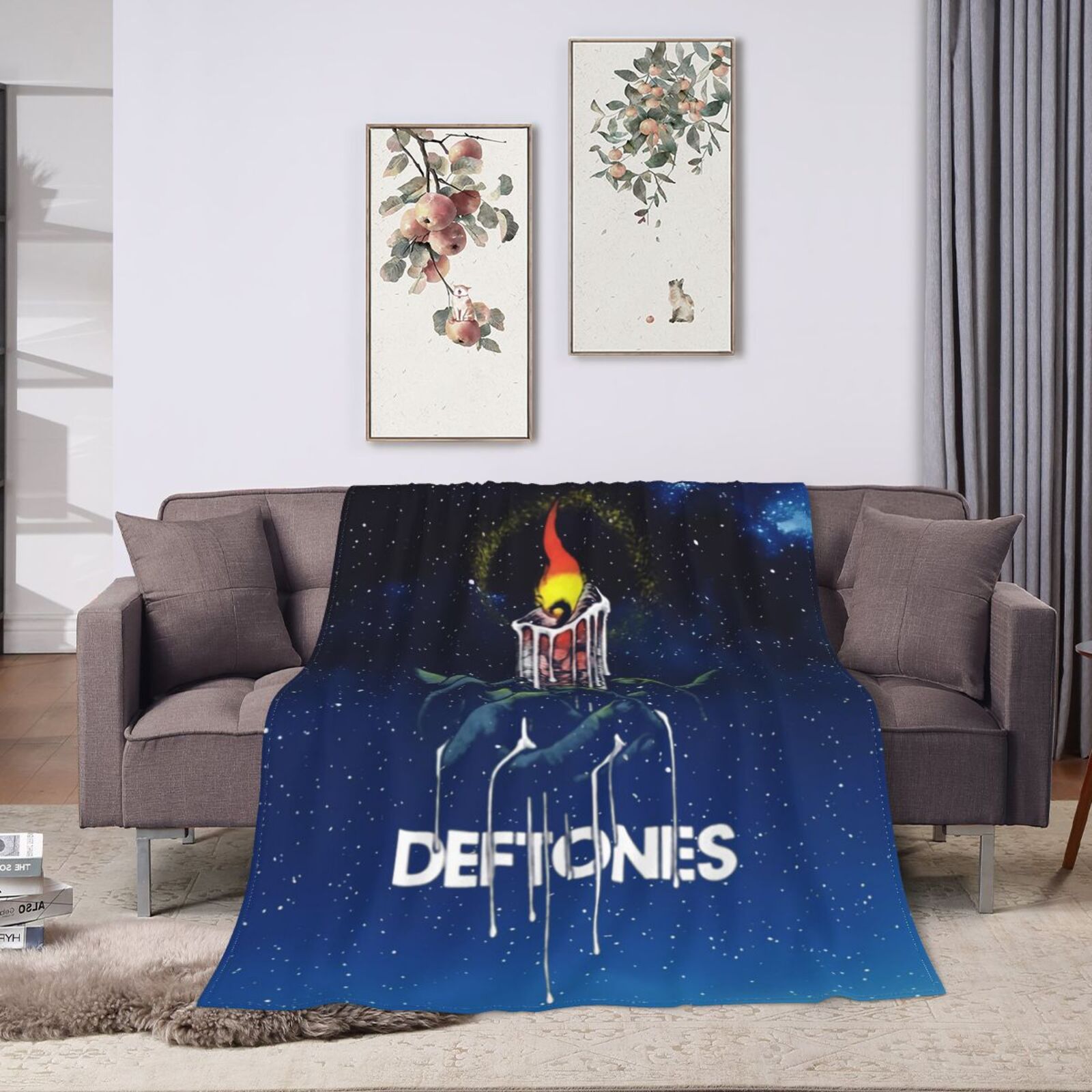 Deftones 60"x50" Throw Blanket Flannel Warm Sofa Bed Adults Children