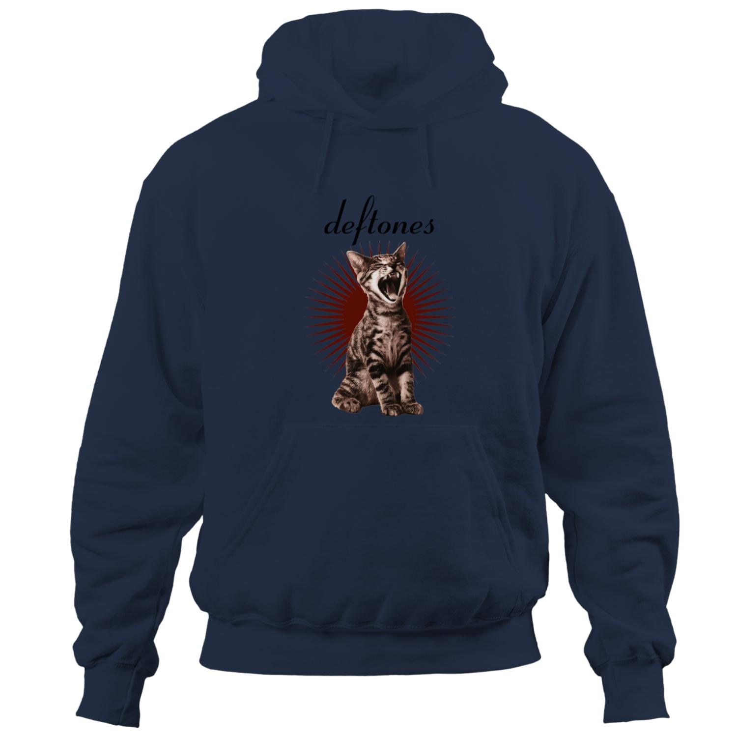 Deftones Band Adre Naline Cat Design Pure Cotton Breathable Zip Hoodie Trending Unisex Cotton Hoodie