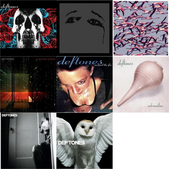 Deftones (X) (20Th Anniversary/Ruby Red LP Vinyl) & Ohms & Gore (White LP Vinyl) & Koi No Yokan & Around The Fur (180G) & Adrenaline & Covers & Diamond Eyes