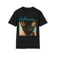 Deftones around the fur cat band Vtg Black Men Black Tee Shirt Size S