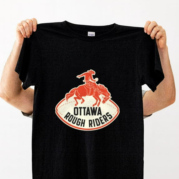 Defunct Ottawa Rough Riders Vintage Football Team Unisex T-Shirt, up to size 5XL