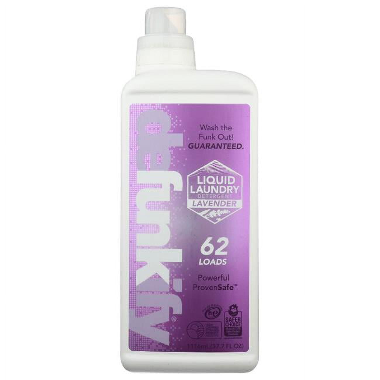 Defunkify 57717 37.7 oz Lavender Liquid Laundry Detergent, Pack of 4