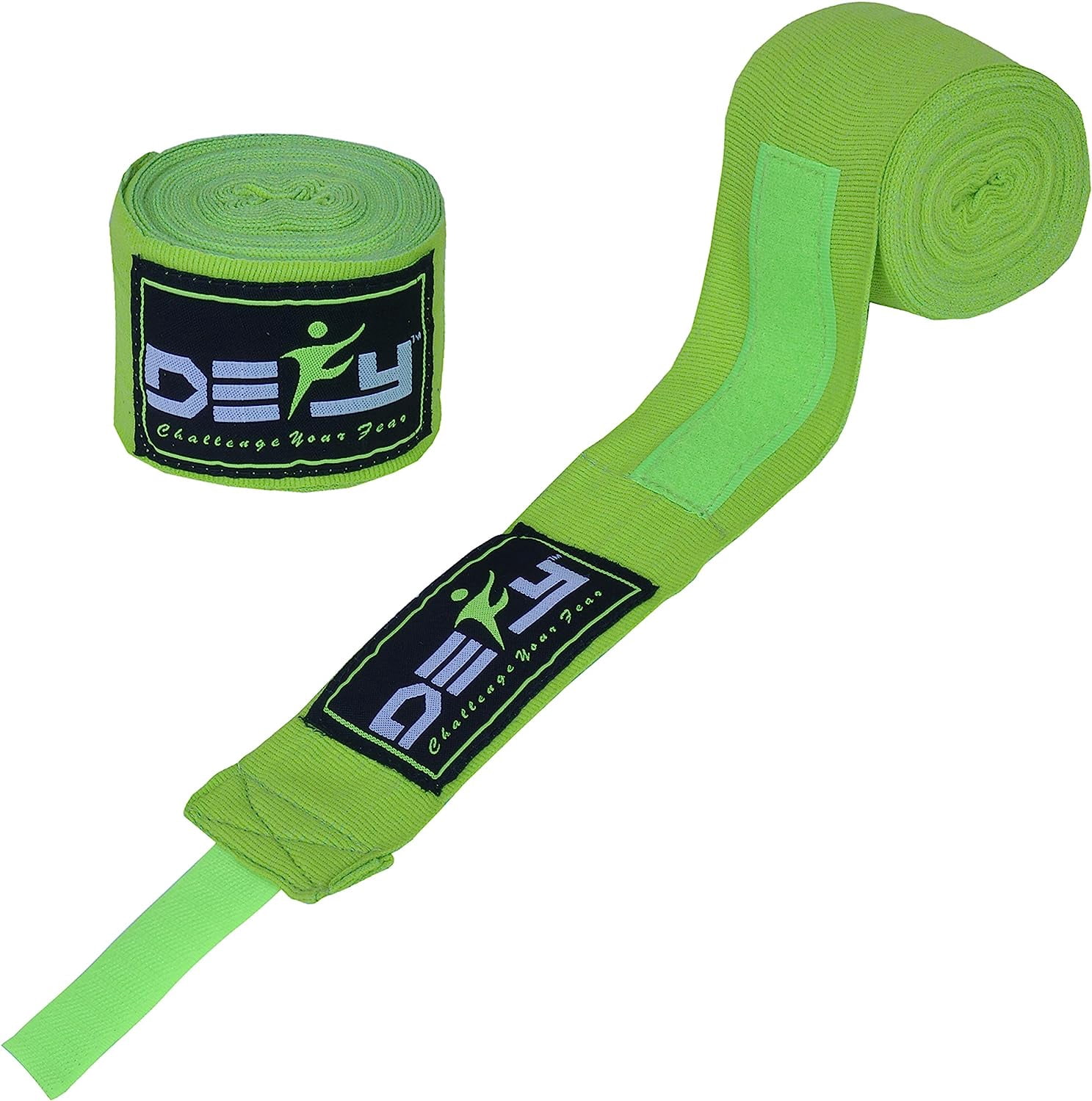 DEFY Professional 180 Inch Hand Wraps For Boxing & MMA - Elastic Bandages Pair
