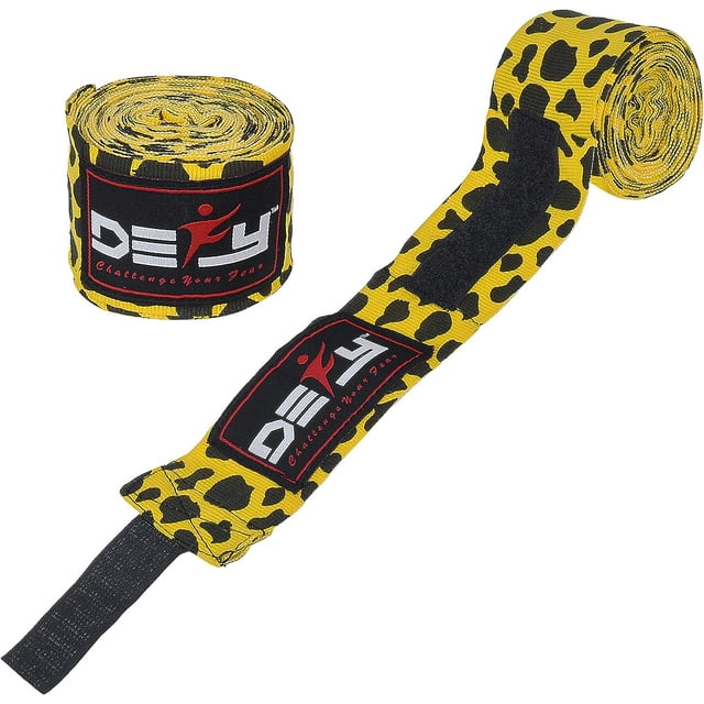 Defy Hand Wraps for Boxing, Muay, Thai MMA, Elastic Bandages for Men