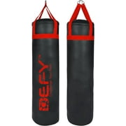 Defy Heavy Duty Punching Bag - Hard Punching Boxing Gag for MMA - Fitness Training, Kick Boxing - Muay Thai Workout, Unfilled