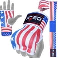 thumbnail image 1 of Defy Sports Gel Padded Fitness Gloves - Ideal for Men & Women, MMA, Muay Thai, Boxing Fight, Flag, S, 1 of 5
