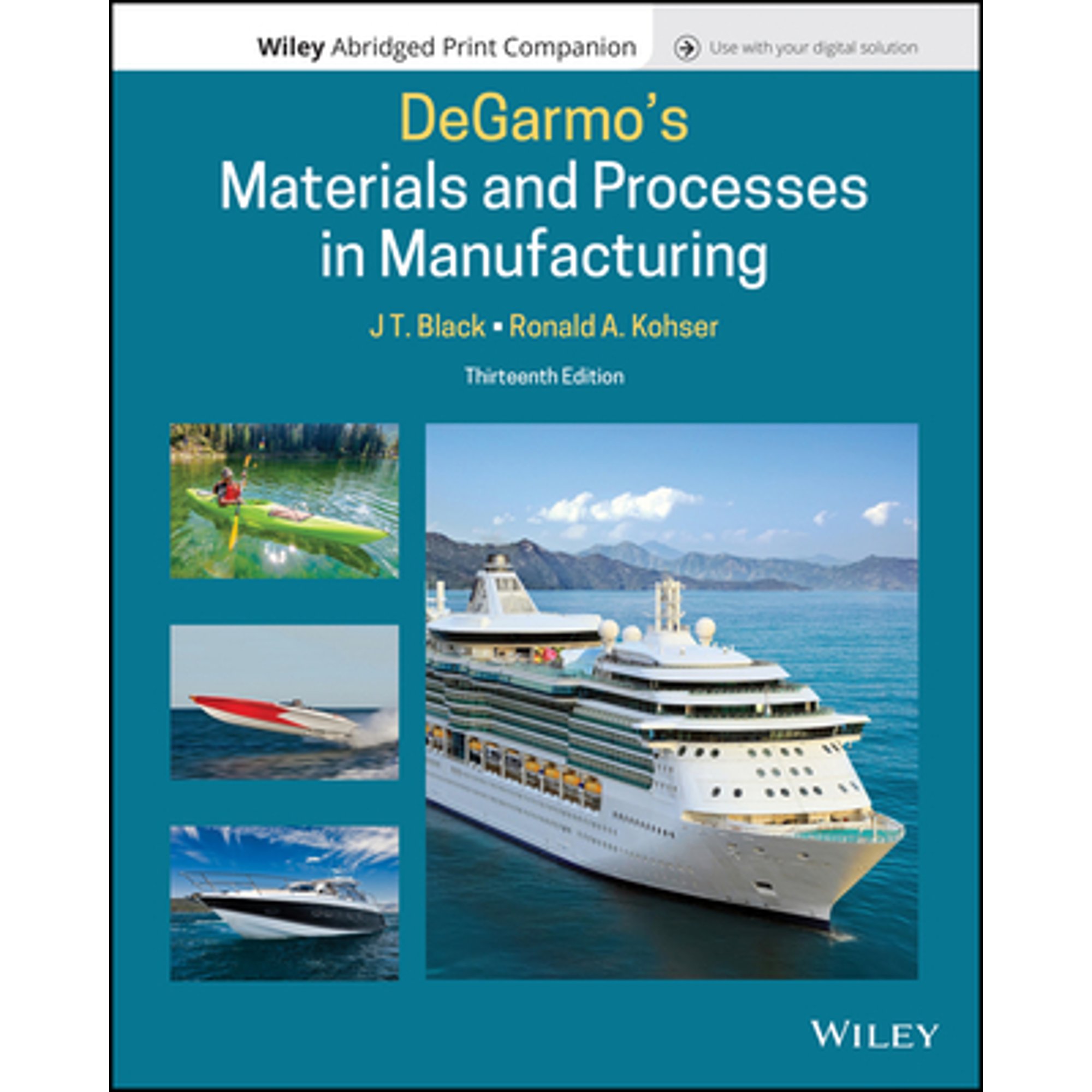 Pre-Owned Degarmo's Materials and Processes in Manufacturing (Paperback ...