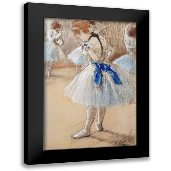 Degas, Edgar 11x14 Black Modern Framed Museum Art Print Titled - Dancer