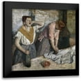 thumbnail image 1 of Degas, Edgar 12x12 Black Modern Framed Museum Art Print Titled - The Ironers, 1 of 5