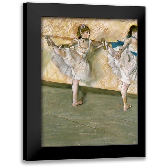 Degas, Edgar 12x14 Black Modern Framed Museum Art Print Titled - Dancers at The Bar