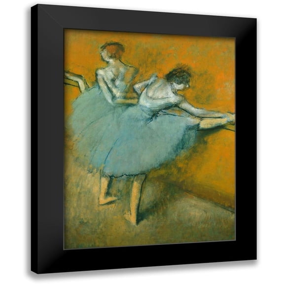 Degas, Edgar 12x14 Black Modern Framed Museum Art Print Titled - Dancers at the Bar