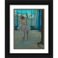 thumbnail image 1 of Degas, Edgar 15x18 Black Ornate Wood Framed with Double Matting Museum Art Print Titled - Dancer posing, 1 of 4