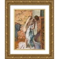 thumbnail image 1 of Degas, Edgar 15x18 Gold Ornate Wood Framed with Double Matting Museum Art Print Titled - Apres le bain, 1 of 4