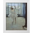 thumbnail image 1 of Degas, Edgar 15x18 White Modern Wood Framed Museum Art Print Titled - The Dancer at the Studio, 1 of 4