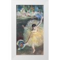 thumbnail image 1 of Degas, Edgar 15x24 White Modern Wood Framed Museum Art Print Titled - Fin dArabesque, with ballerina Rosita Mauri, 1 of 4