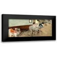 thumbnail image 1 of Degas, Edgar 18x10 Black Modern Framed Museum Art Print Titled - The Dance Lesson, c. 1879, 1 of 5