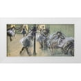 thumbnail image 1 of Degas, Edgar 18x11 White Modern Wood Framed Museum Art Print Titled - Dancers in Rehearsal (II), 1 of 4