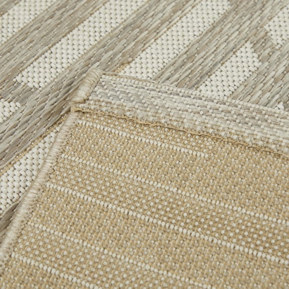 Degas Striped Trellis Area Rug
