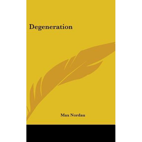 Degeneration Hardcover