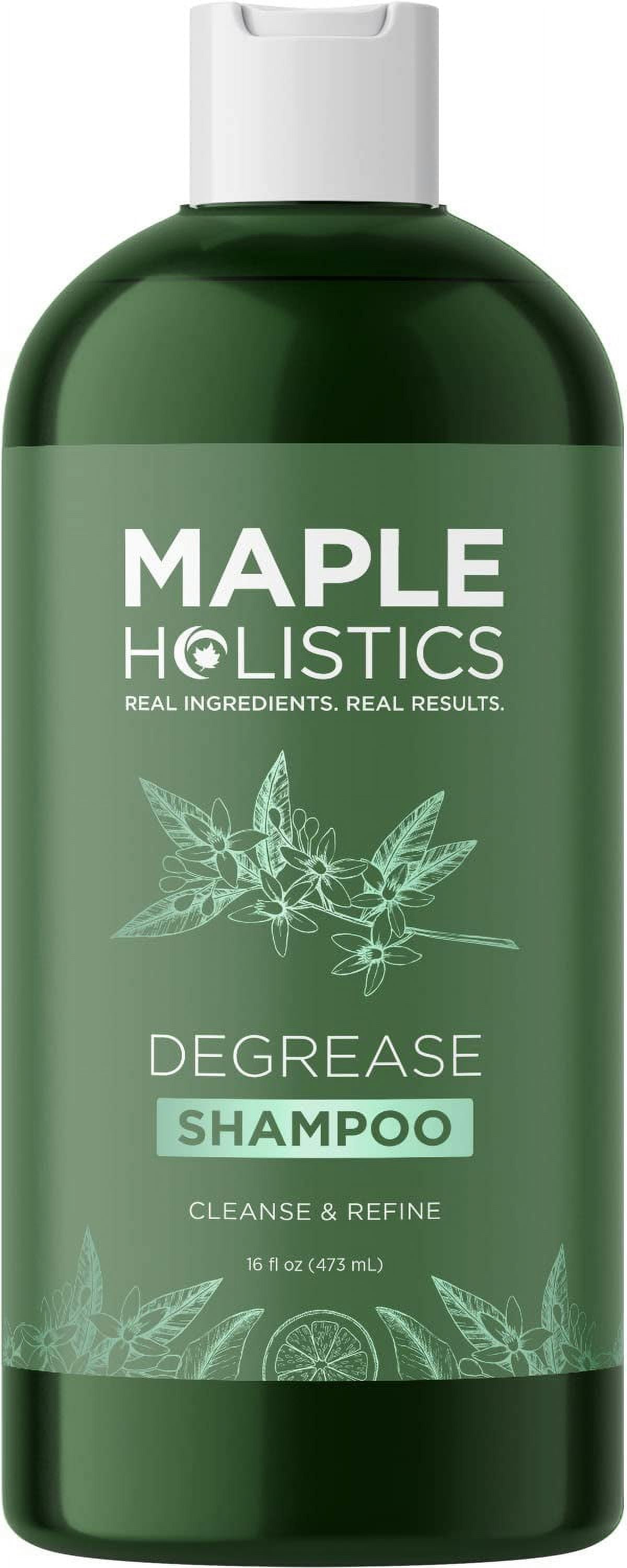 Degrease Sulfate Free Shampoo for Oily Hair & Scalp Deep Cleansing with Jojoba, Lemon