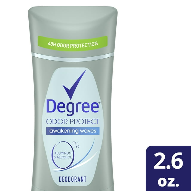 Degree 0 Aluminum Free Deodorant Awakening Waves, 2.6 Oz.