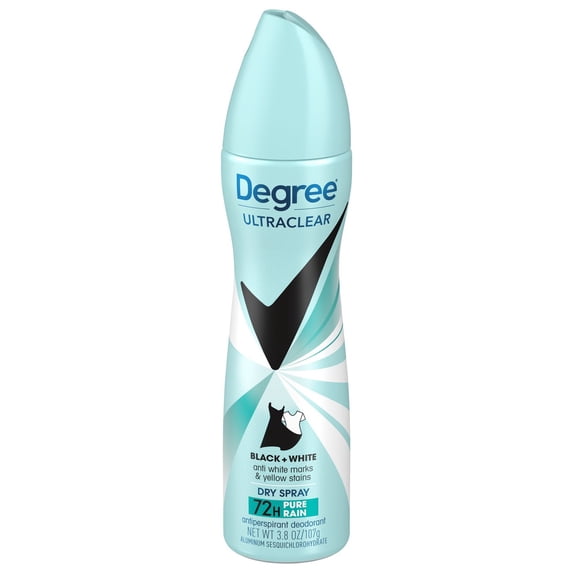 Degree 72 Hr UltraClear Antiperspirant Deodorant Dry Spray - Pure Rain - 3.8 oz (Packaging May Vary)