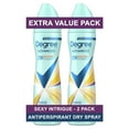 thumbnail image 1 of Degree Advanced Long Lasting Antiperspirant Deodorant Dry Spray Twin Pack, Sexy Intrigue, 3.8 oz, 1 of 7