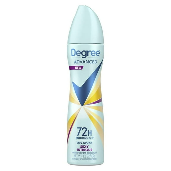Degree Advanced Long Lasting Women's Antiperspirant Deodorant Dry Spray Sexy Intrigue, 3.8 oz - 2 count