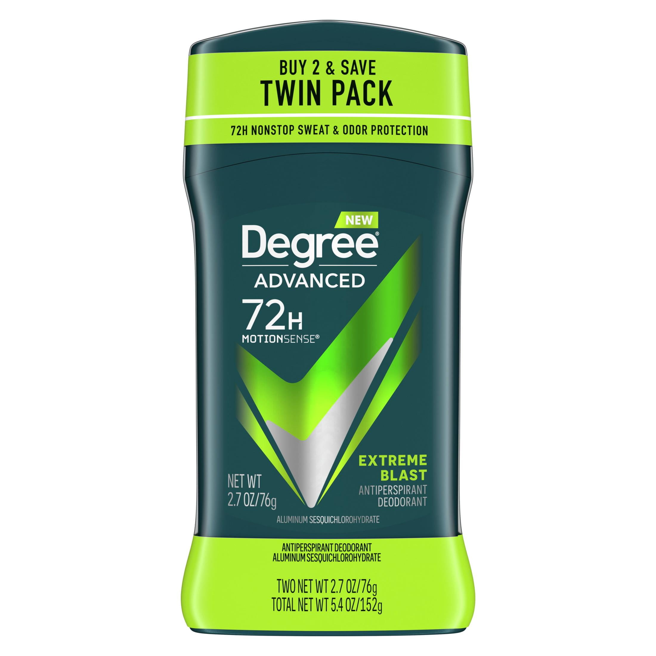 Degree Advanced Long Lasting antiperspirant Deodorant Stick Twin Pack