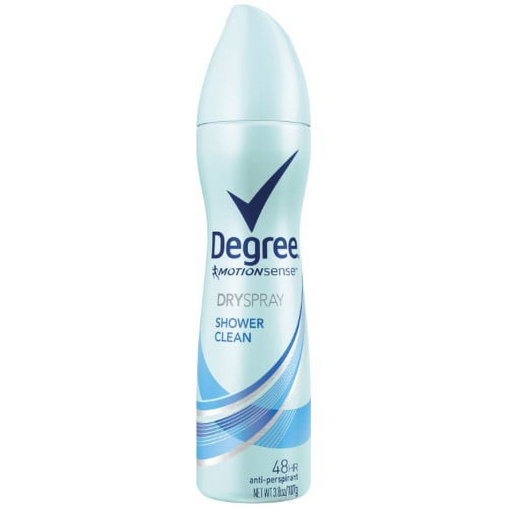 Degree Advanced Spray Antiperspirant Deodorant Shower Clean 3.8 oz (Pack of 10)