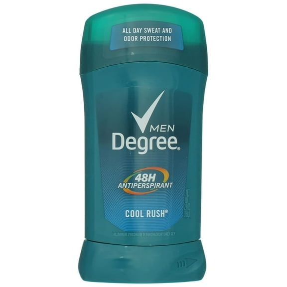 Degree Anti-Perspirant And Deodorant Invisible Solid Cool Rush, 2.6 Oz, 3 Pack