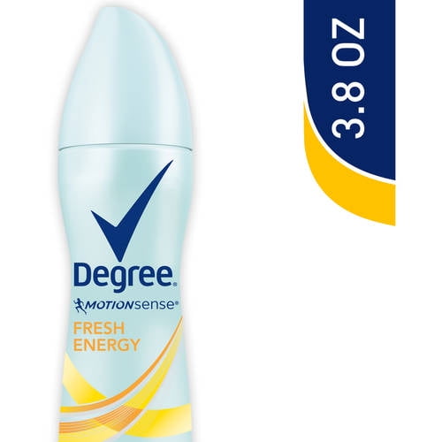 Degree Antiperspirant Deodorant Dry Spray Fresh Energy Deodorant for Women 3.8 oz