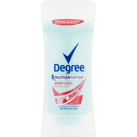 Degree Berry Cool Motionsense Antiperspirant Deodorant Stick 2.6 oz (Pack of 3)