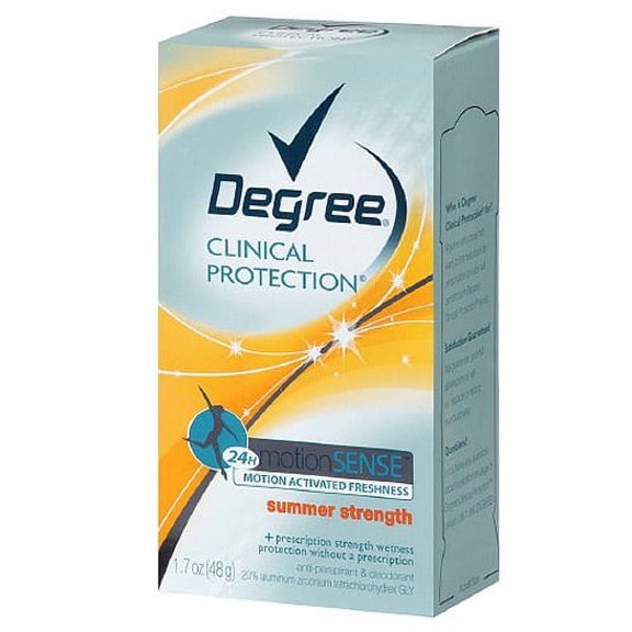 Degree Clinical Protection Deodorant For Women, Summer Strength - 1.7 oz, 2 Pack
