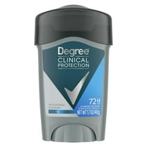 Degree Clinical Protection Long Lasting Men's Antiperspirant Deodorant Stick, Clean, 1.7 oz