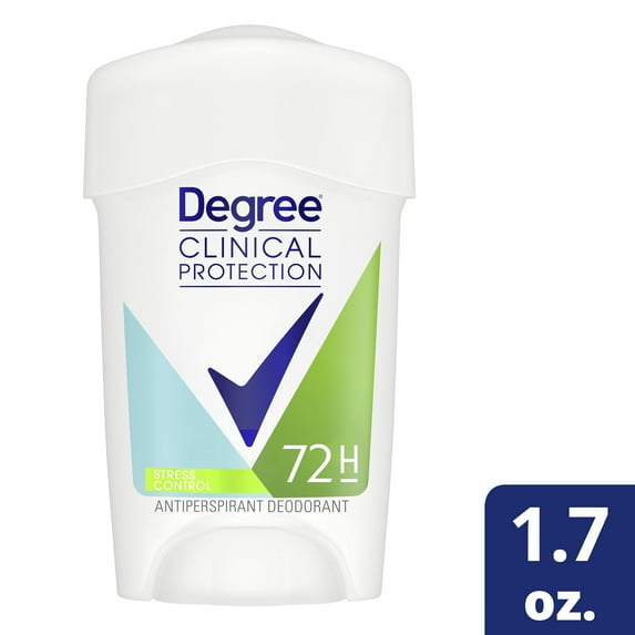 Degree Clinical Protection Stress Control Women's Antiperspirant Deodorant 1.7 oz, Female