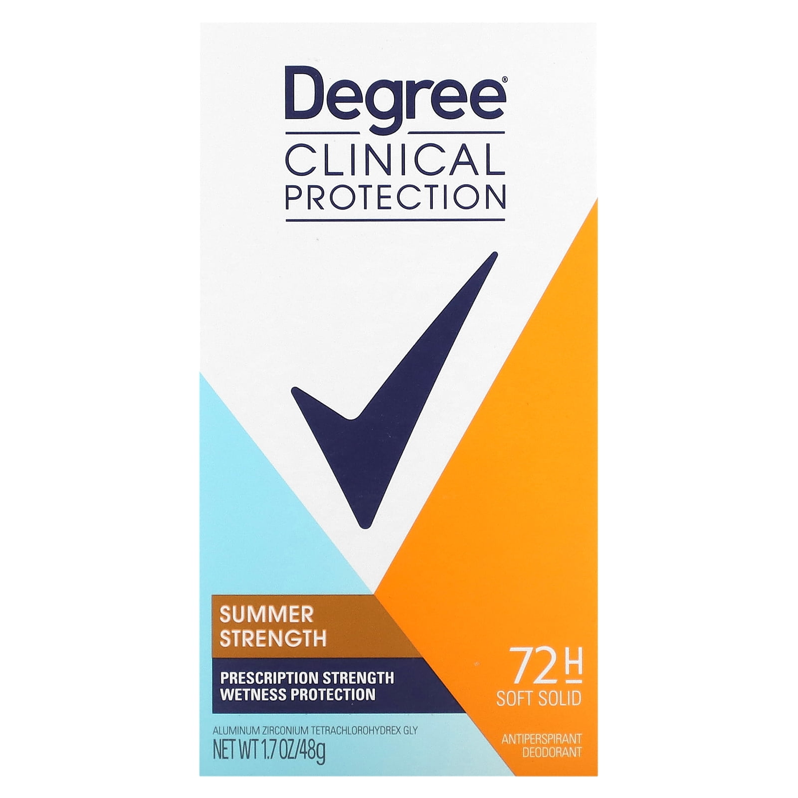Degree Clinical Protection Summer Strength Antiperspirant Deodorant 1.7