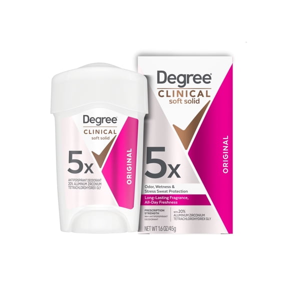 Degree Clinical Antiperspirant Soft Solid 5X