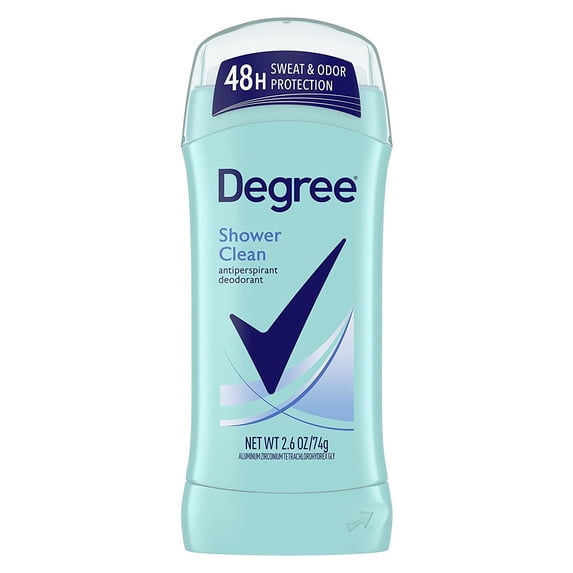 Degree Deodorant 2.6oz Womens Shower Clean (Pack of 2)